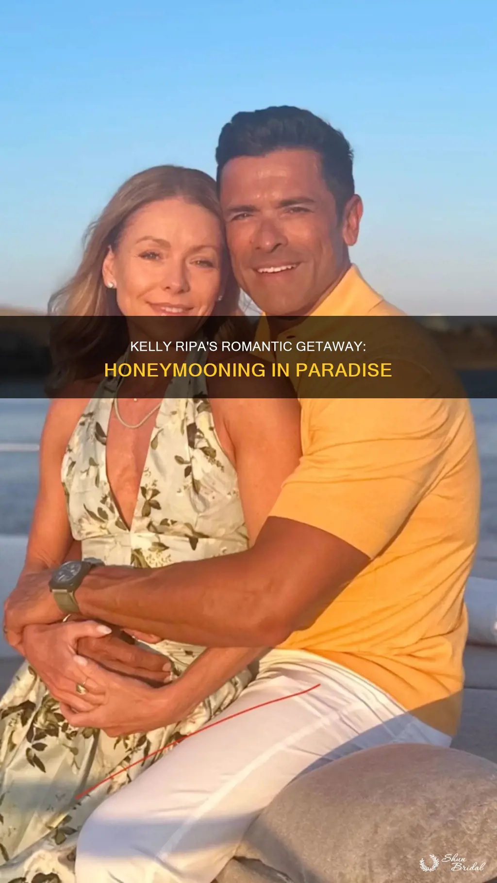 where did kelly ripa go on her honeymoon