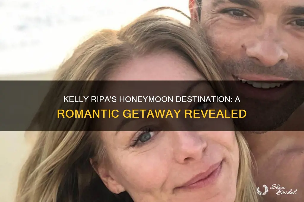 where did kelly ripa go on her honeymoon