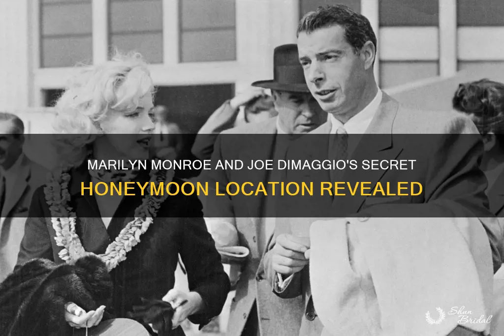 where did marilyn monroe and joe dimaggio honeymoon