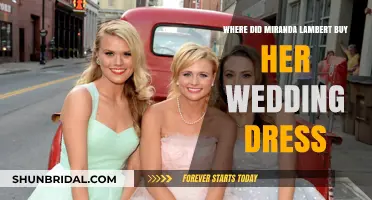 Miranda Lambert's Wedding Dress: Where Did She Buy It?