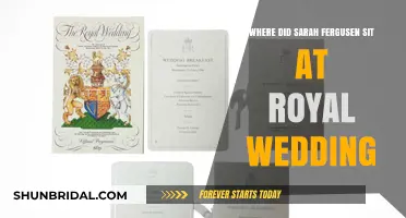 Sarah Ferguson's Royal Wedding Seating: A Look at Her Place