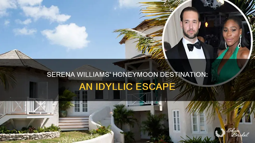 where did serena williams have her honeymoon