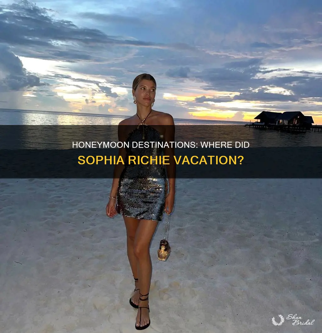 where did sophia richie honeymoon