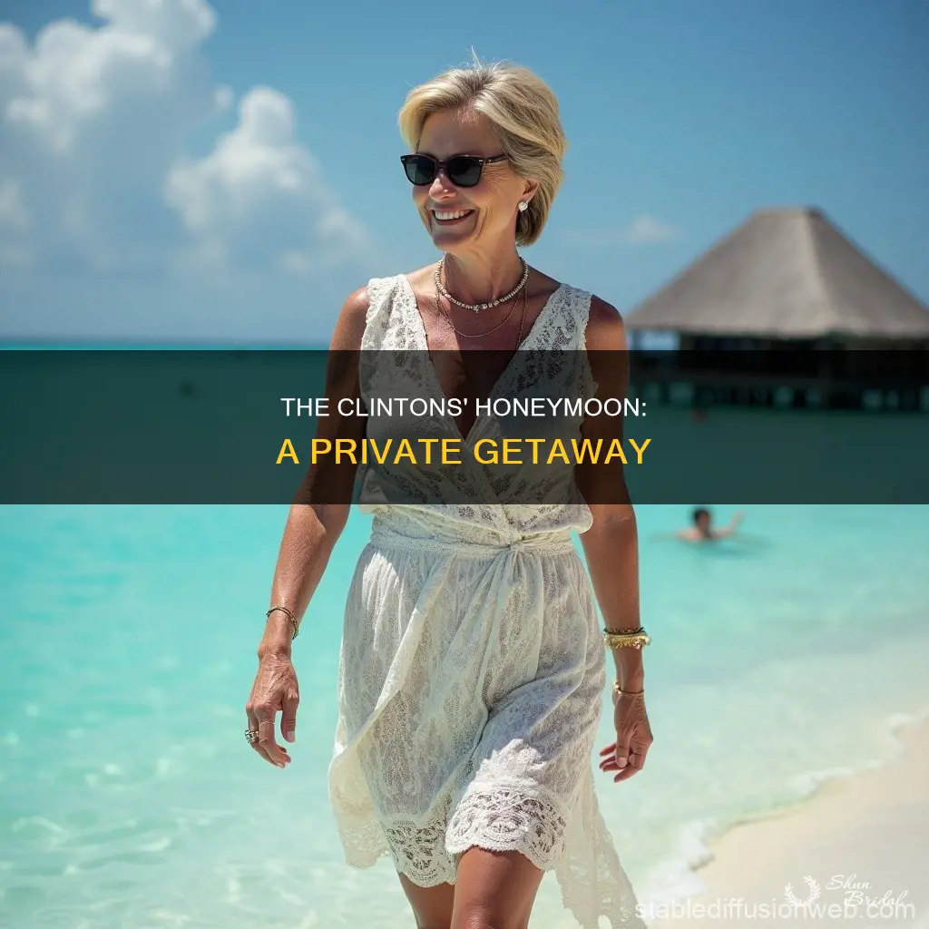 where did the clintons honeymoon