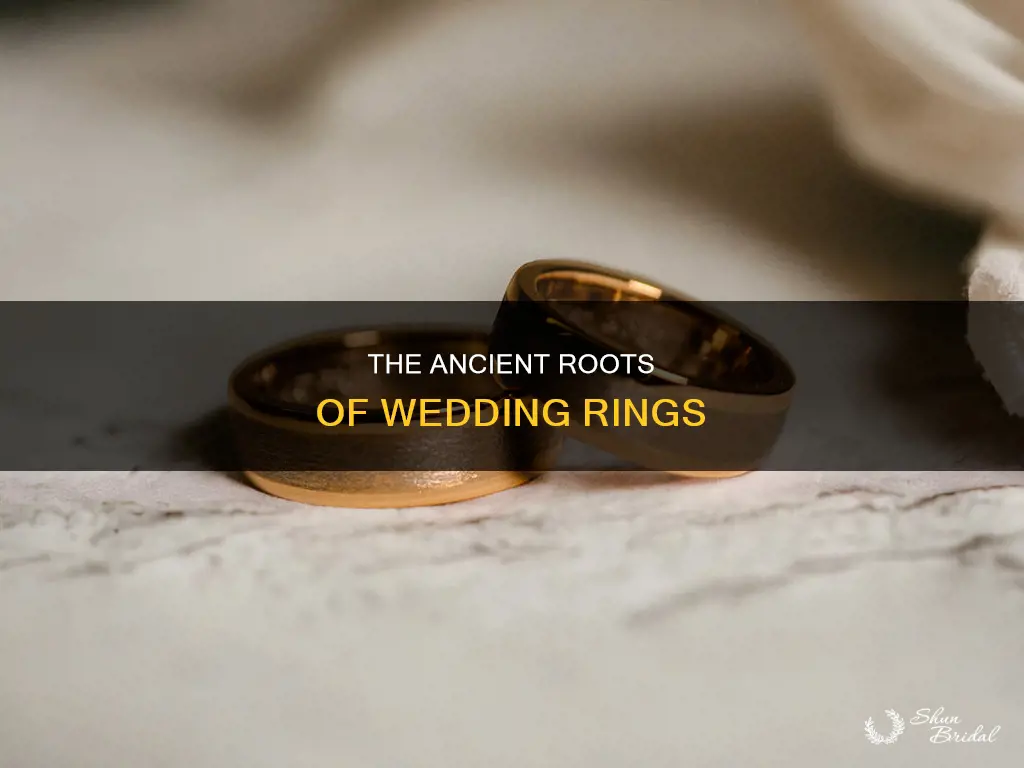 where did the concept of wedding rings come from
