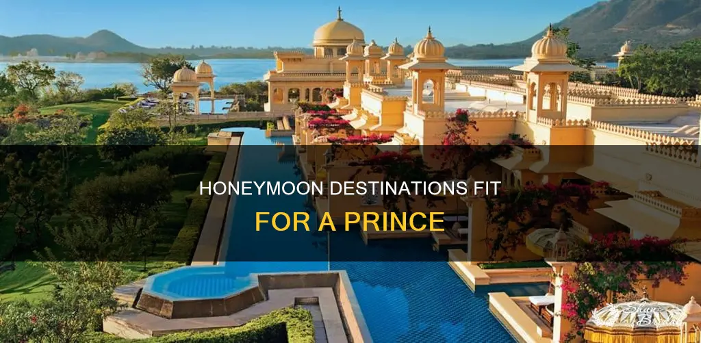 where did the prince go for honeymoon
