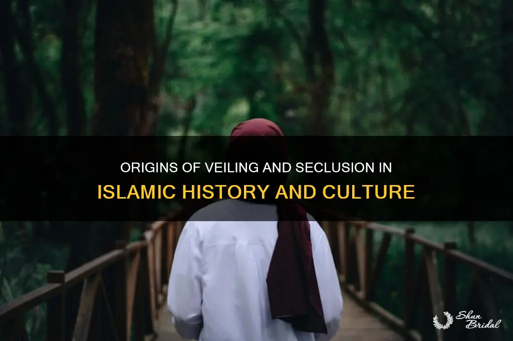where did veiling and seclusion come from in islam
