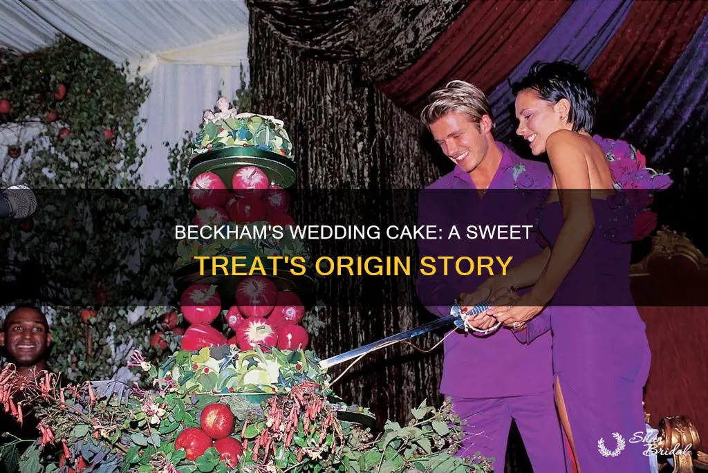 where did victoria beckhams wedding cake come from