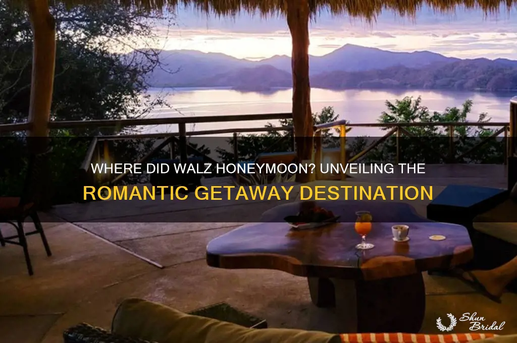 where did walz honeymoon