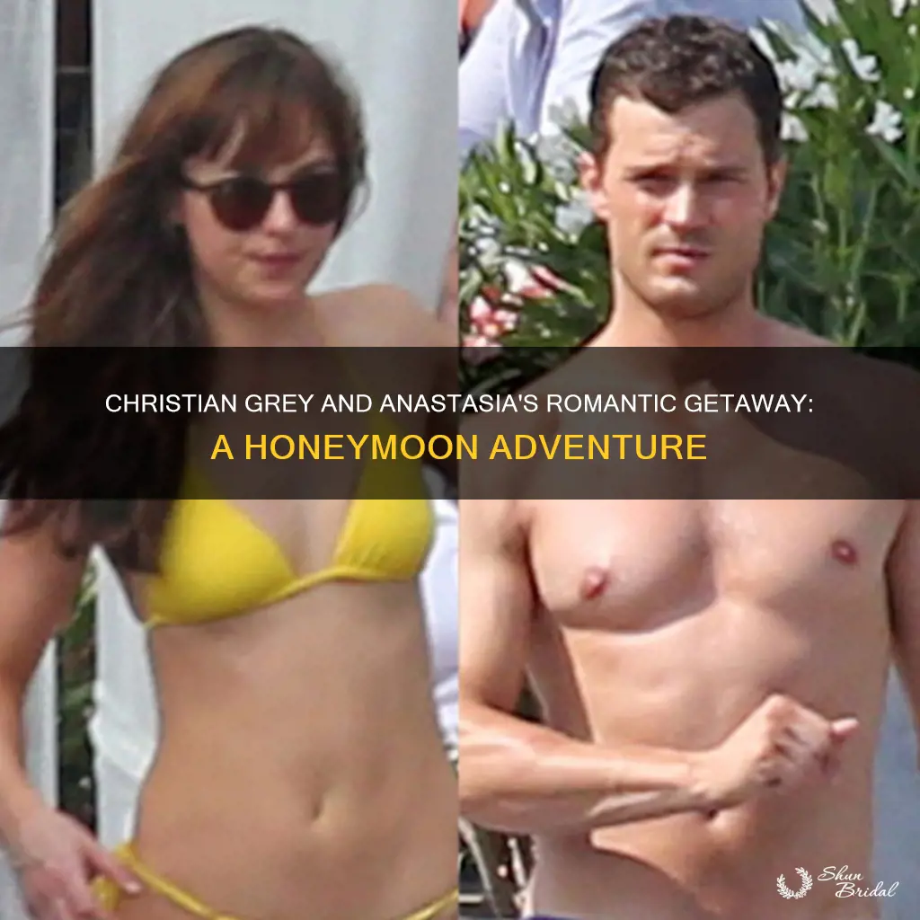 where do christian grey and anastasia honeymoon