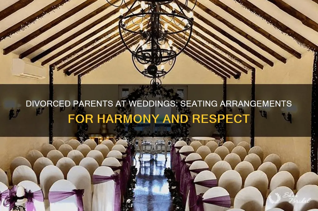 where do divorced parents sit at a wedding ceremony