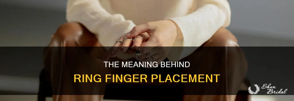 where do engagement and wedding rings go