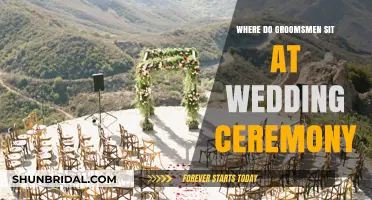 Where Should Groomsmen Sit During the Wedding Ceremony?