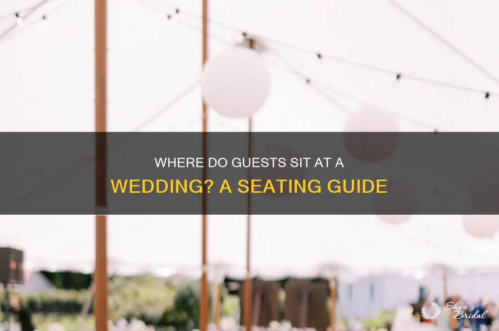 where do guests sit at wedding
