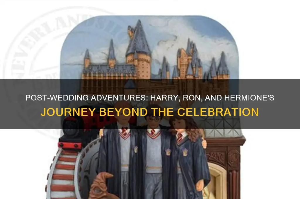where do harry ron and hermione go after the wedding