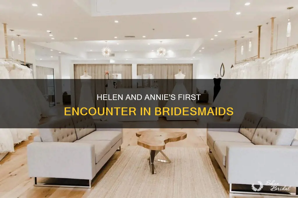 where do helen and annie first meet bridesmaids