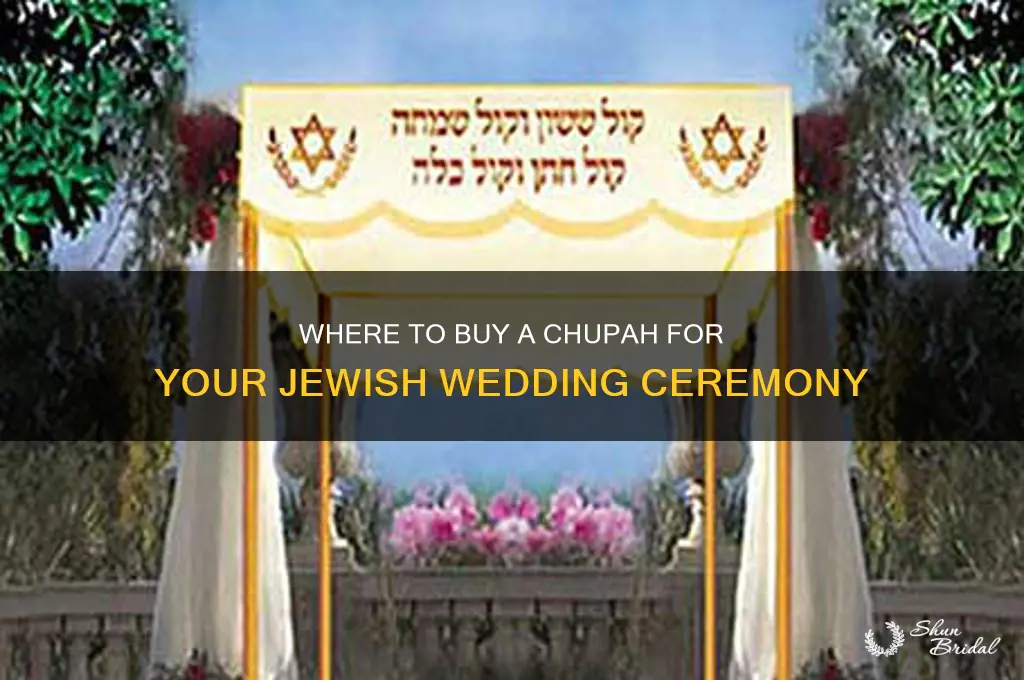 where do I buy a chupah for a jewish wedding