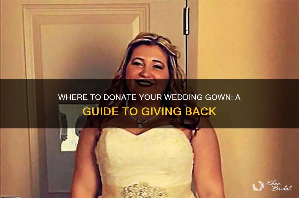 where do I donate my wedding gown