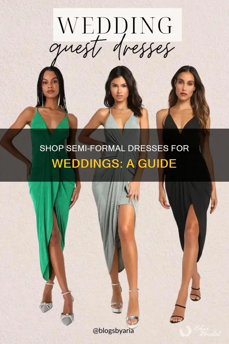 where do I find a semi formal dresses for wedding