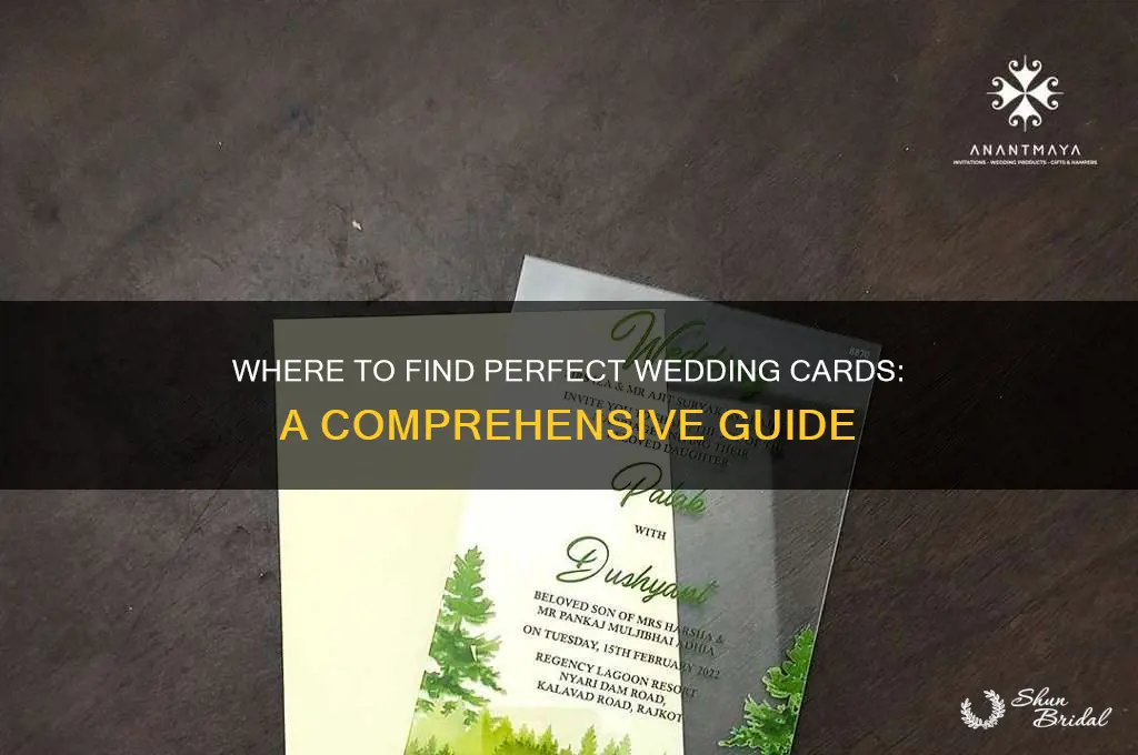 where do I get wedding cards