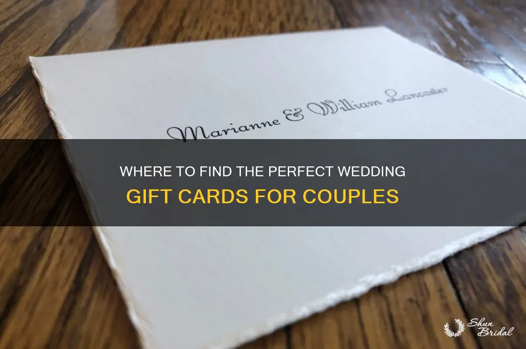 where do i get wedding gift cards
