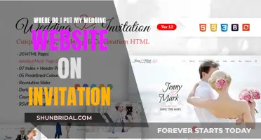 Wedding Website: Invitation Insert Ideas and Best Practices