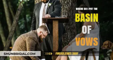 Where to Place the Basin of Vows: A Sacred Guide