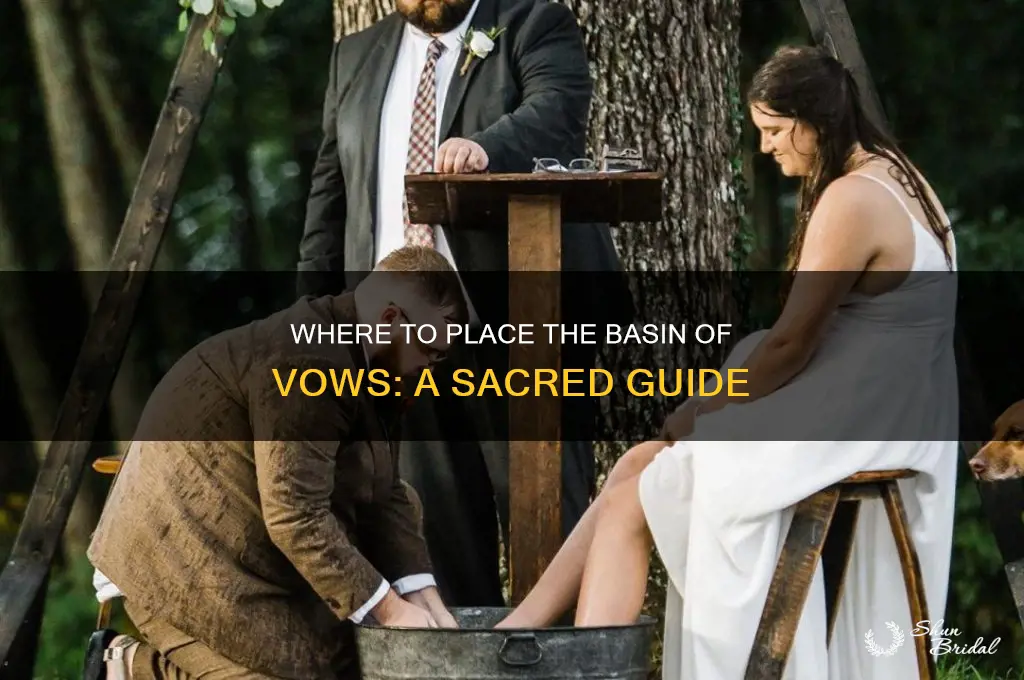 where do i put the basin of vows