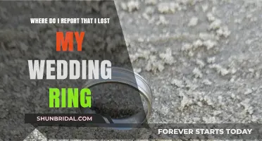 Misplaced Wedding Ring? Report It Here