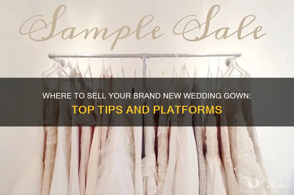 where do I sell brand new wedding gown