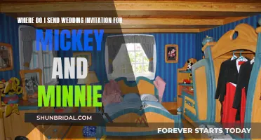 Mickey and Minnie's Wedding: Invitation Addressing Guide