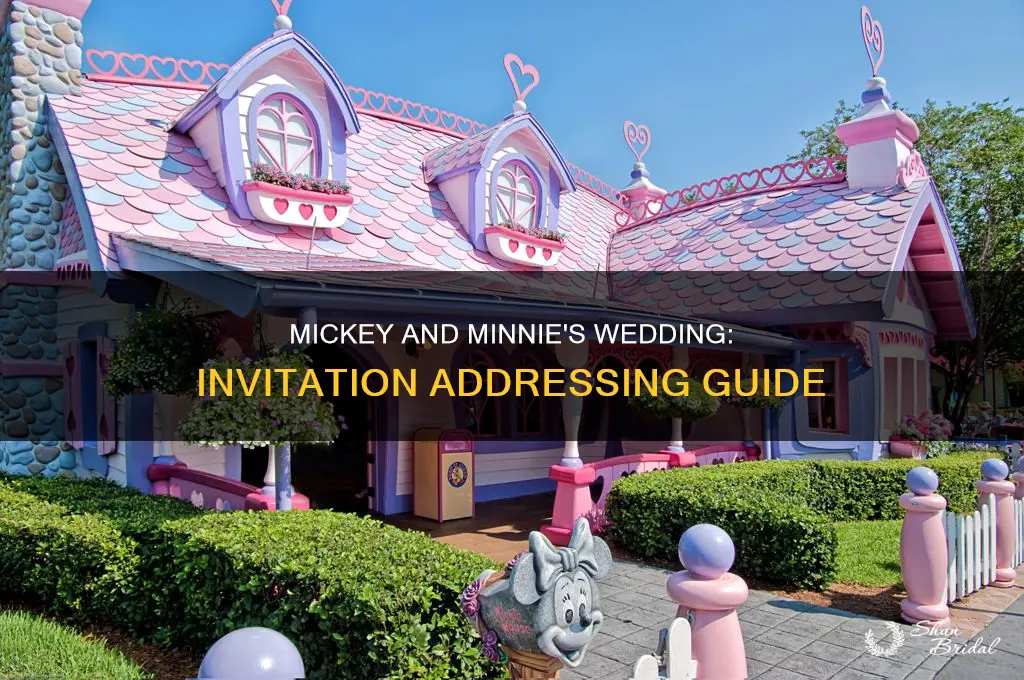 where do I send wedding invitation for mickey and minnie