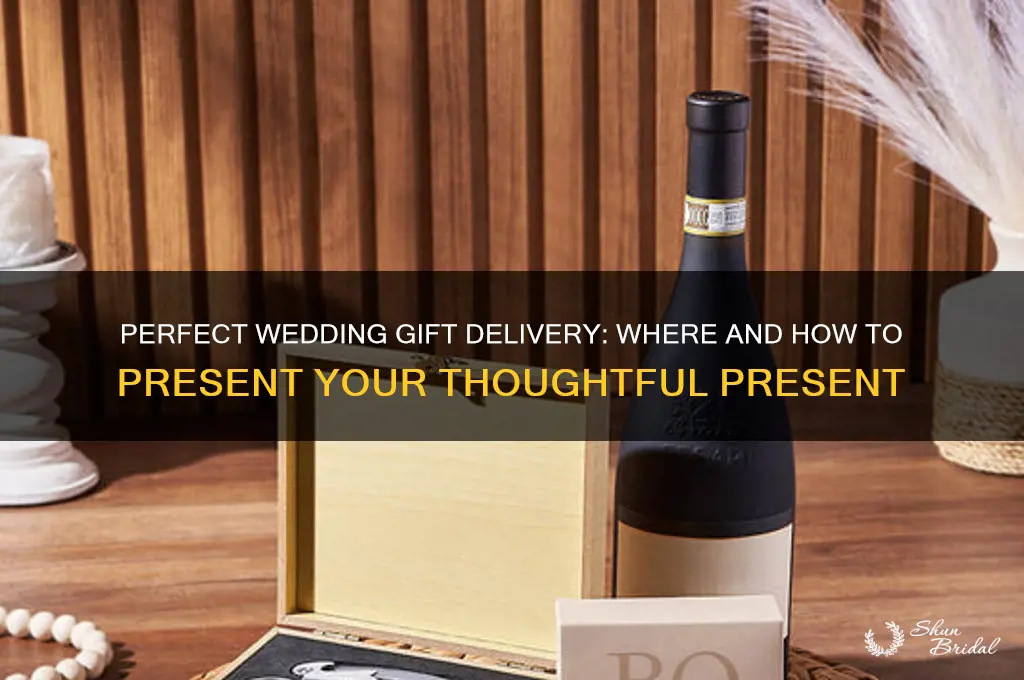 where do i take the gift for a wedding