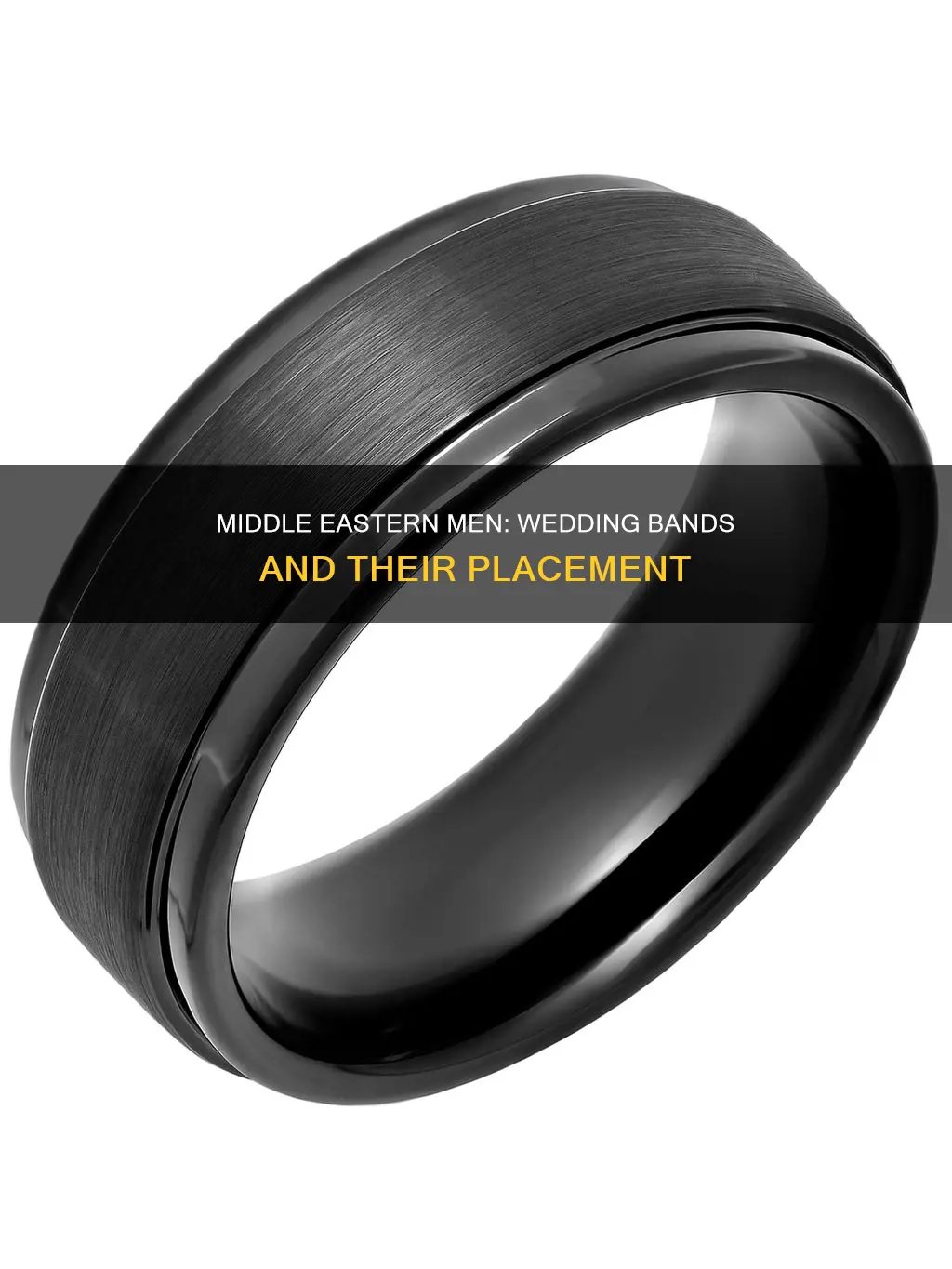 where do men put their wedding band in middle east