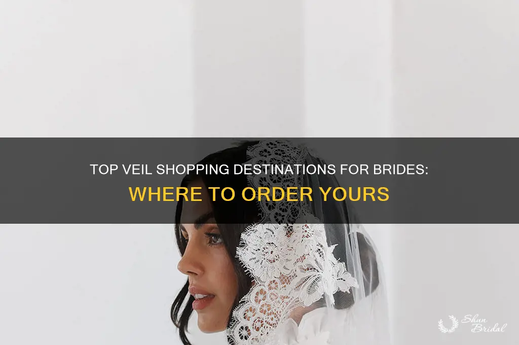 where do most brides order their veils from