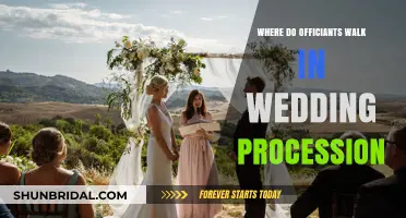 Wedding Procession Guide: Officiant's Walk Position Explained