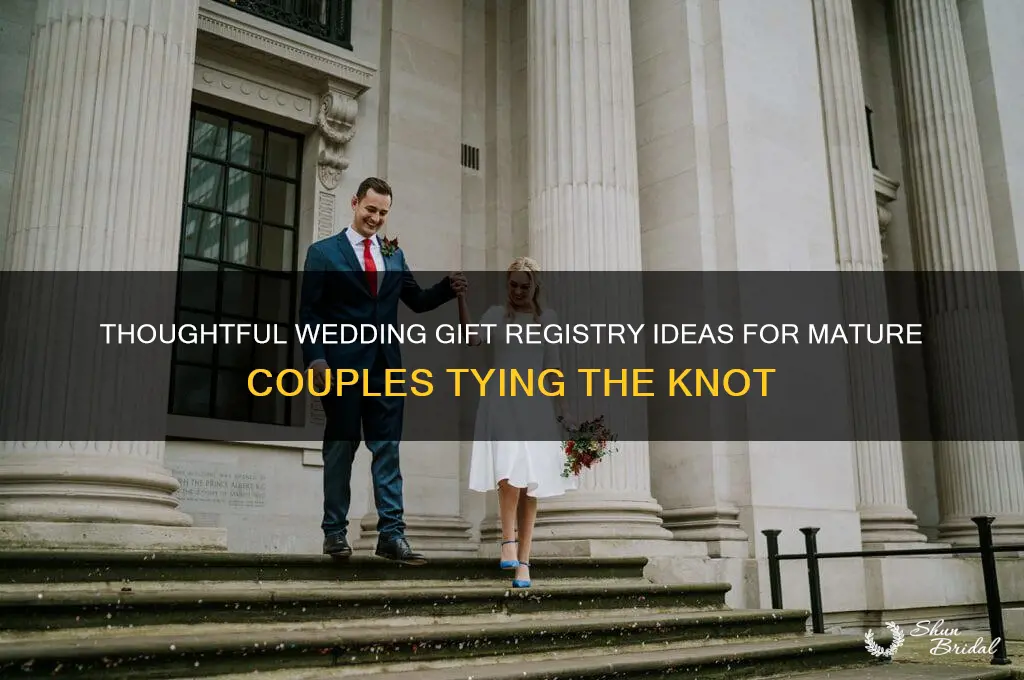 where do older couples register for wedding gifts