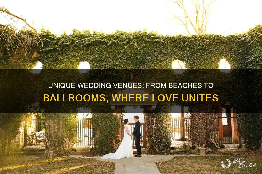 where do people hold weddings