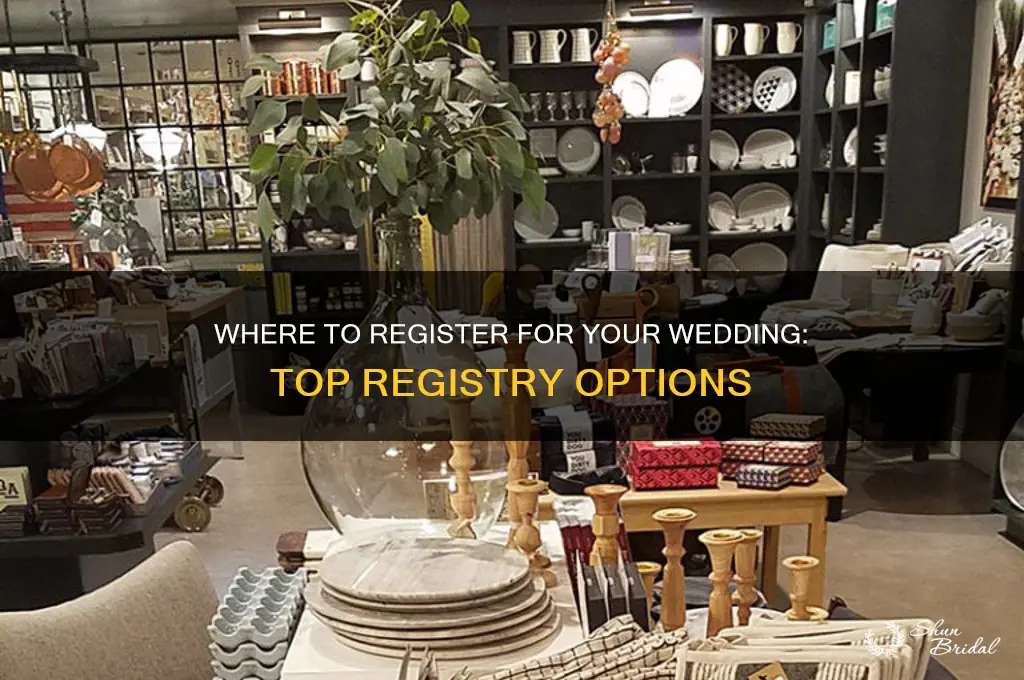 where do people register for wedding registrys