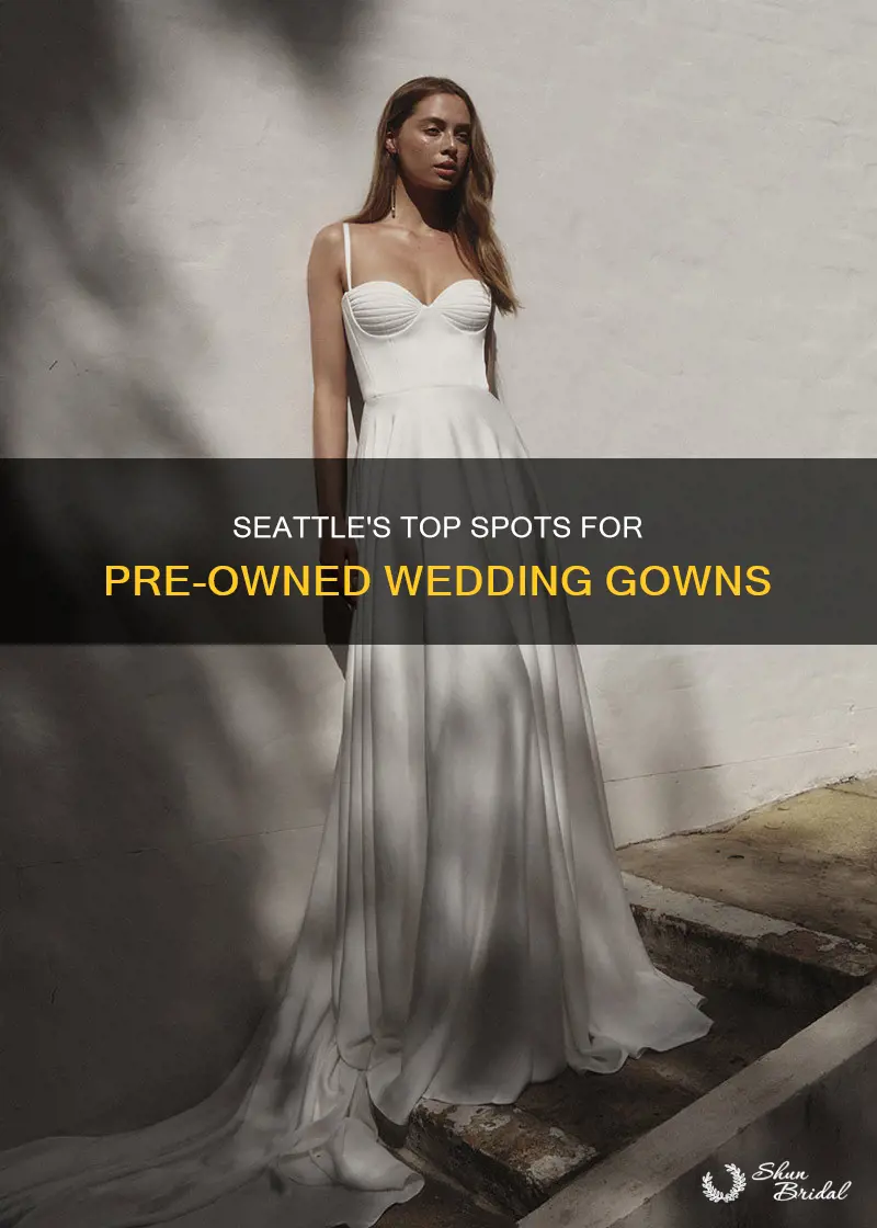 where do seattle folks buy used wedding dresses
