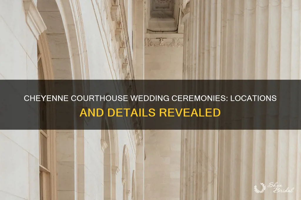 where do they perform wedding ceremonies at the cheyenne courthouse