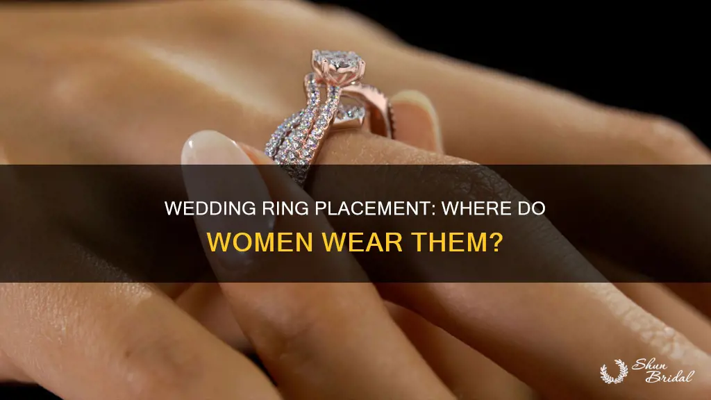 where do womenwear their wedding ring