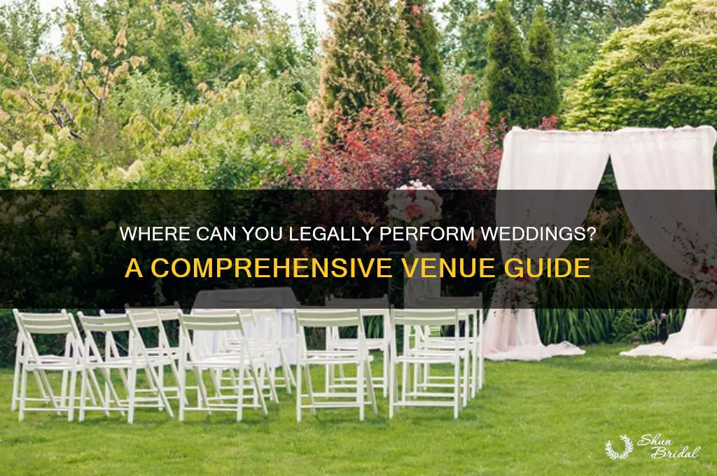 where do you go to be allowed to perform wedding