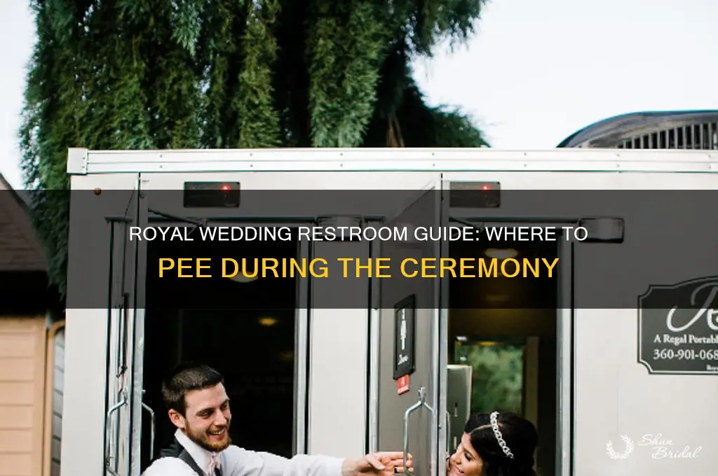 where do you pee during the royal wedding