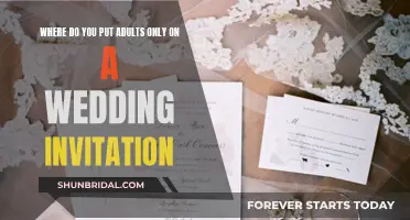 Wedding Invitation Etiquette: 'Adults-Only' Wording and Placement