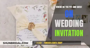 Wedding Invitation Etiquette: Guests Addressed Properly