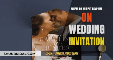 RSVP URL Placement: Wedding Invitation Etiquette