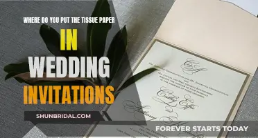 Tissue Paper Placement in Wedding Invites: The Inside Guide