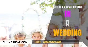 Where Should a Flower Girl Stand During the Wedding Ceremony?