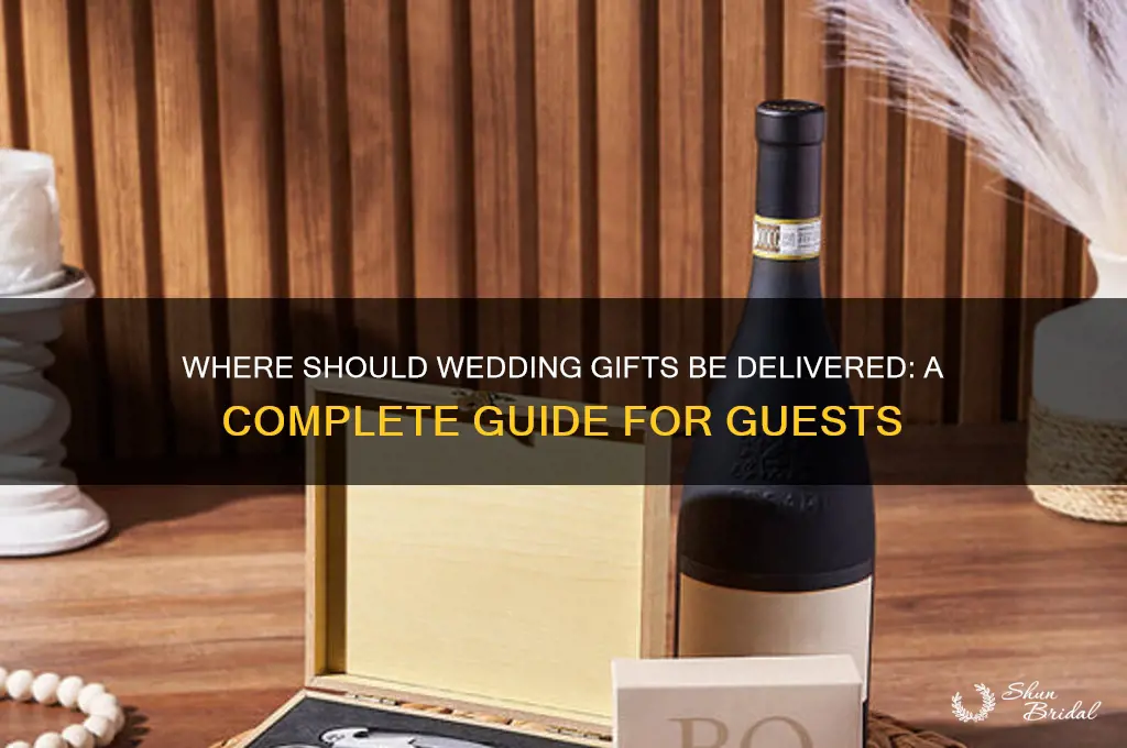 where does a wedding gift get delivered